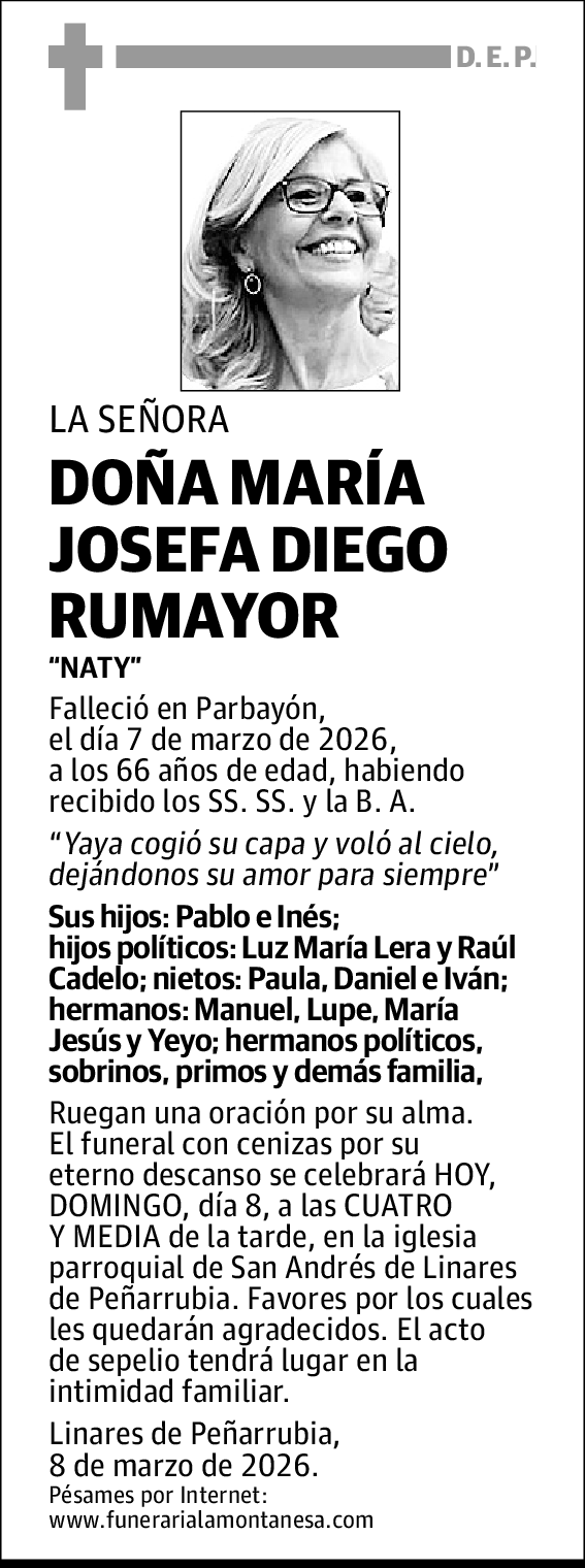 María Josefa Diego Rumayor
