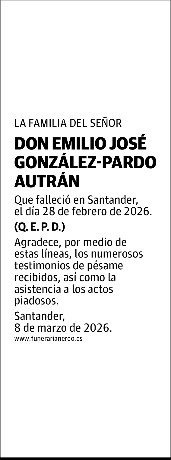 Emilio José González-pardo Autrán