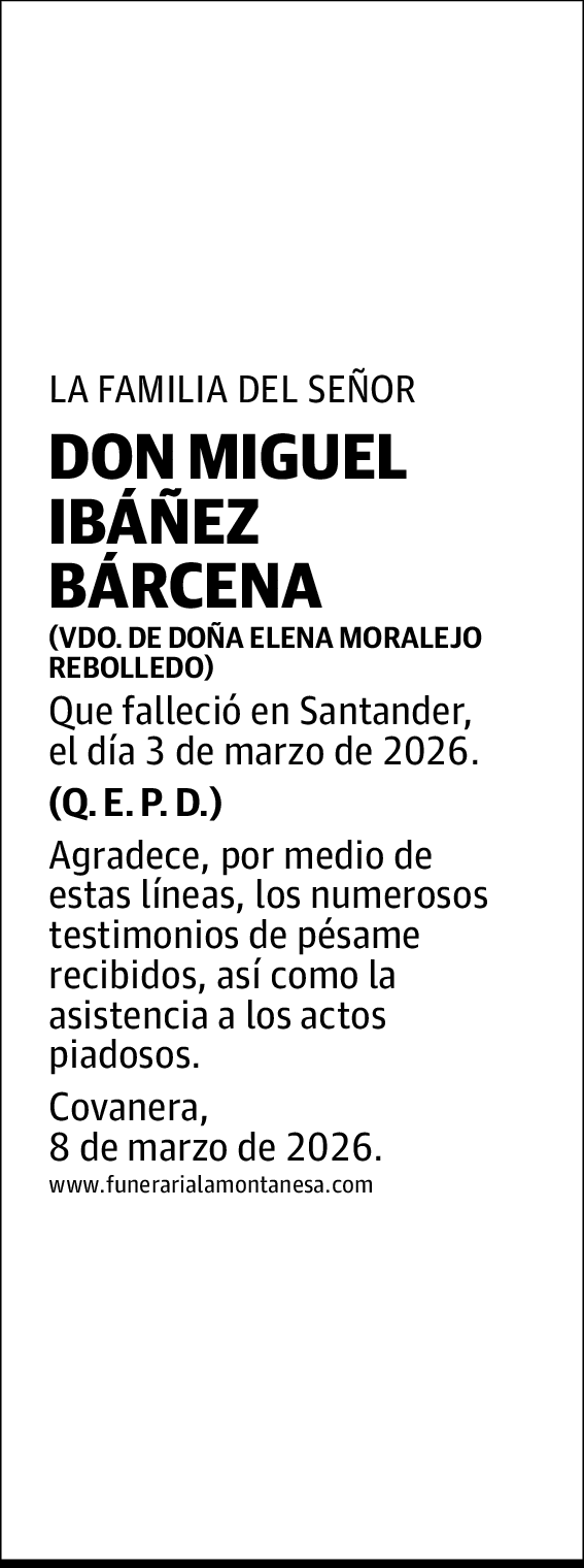 Miguel Ibáñez Bárcena