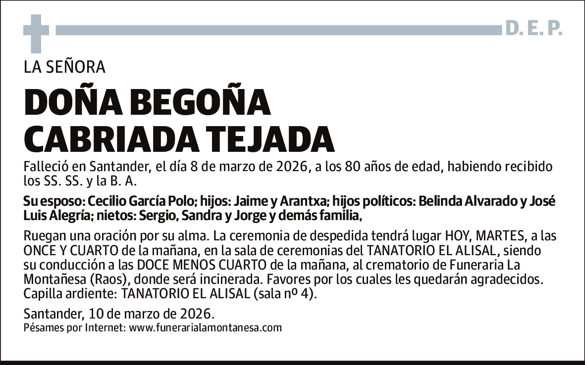 Begoña Cabriada Tejada