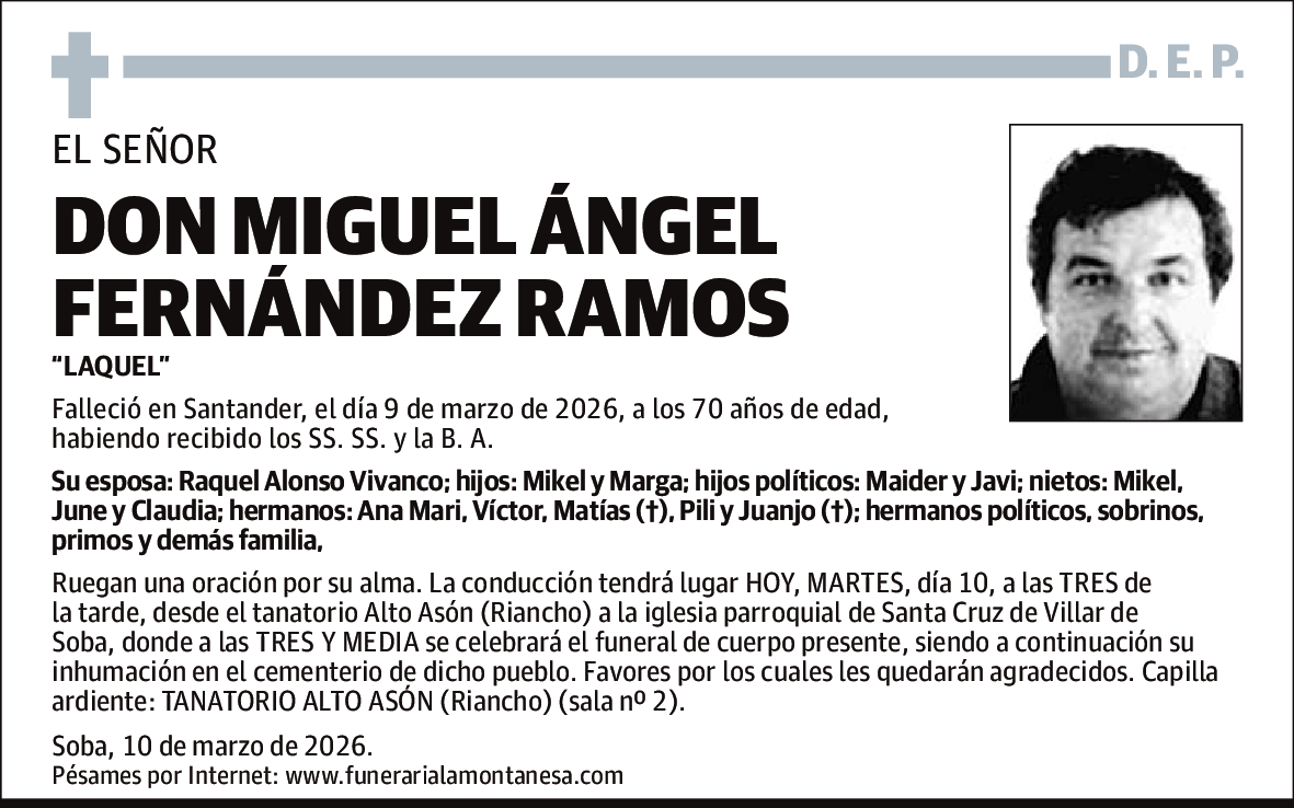 Miguel Ángel Fernández Ramos