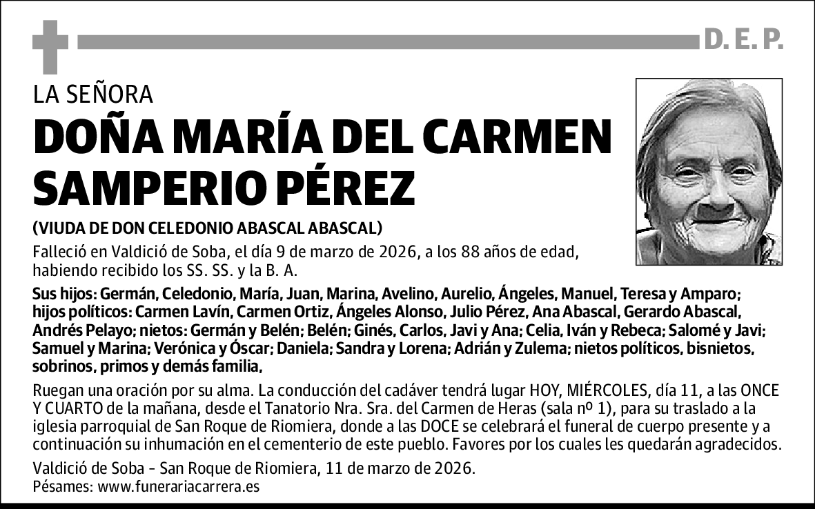 María del Carmen Samperio Pérez