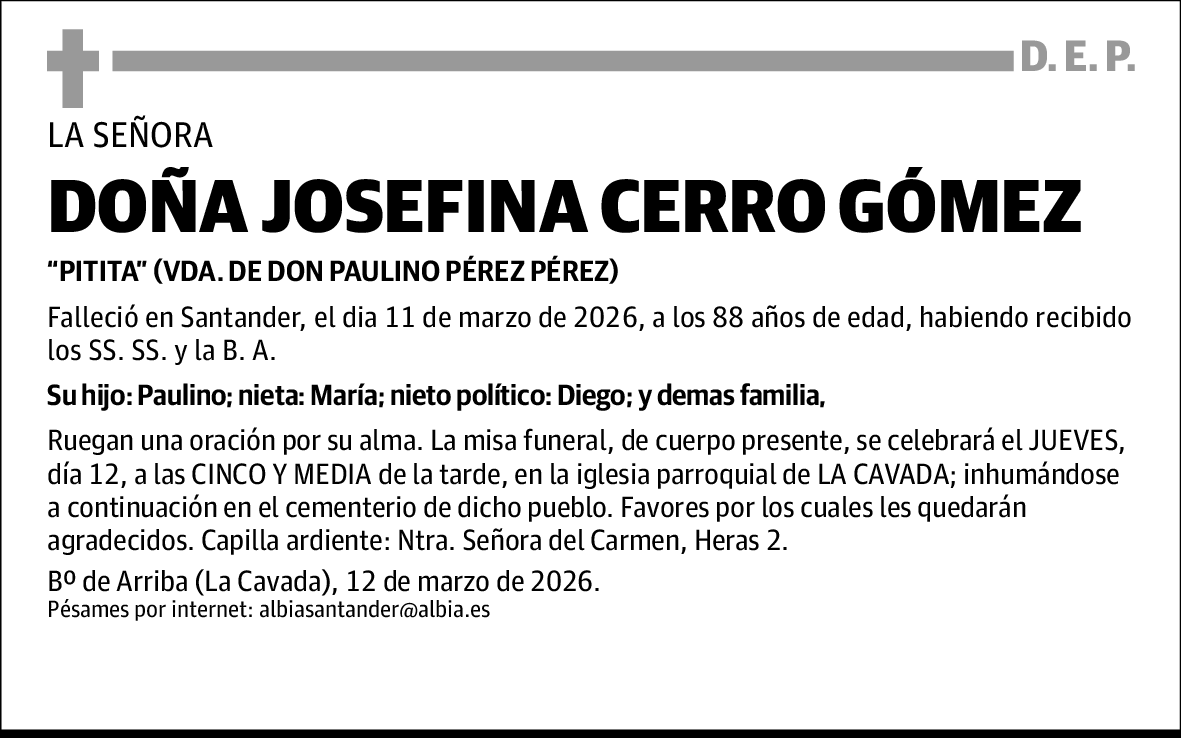 Josefina Cerro Gómez