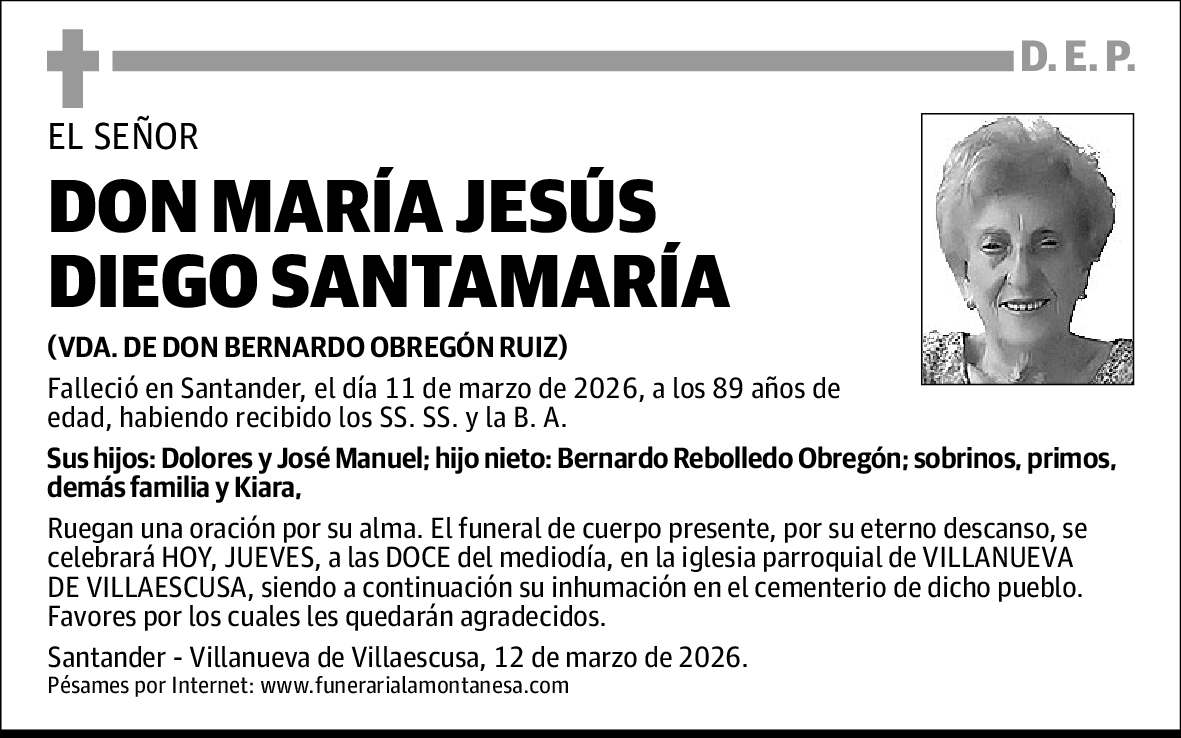 María Jesús Diego Santamaría