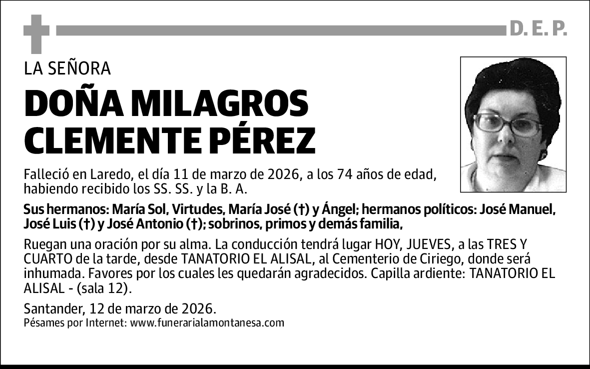 Milagros Clemente Pérez