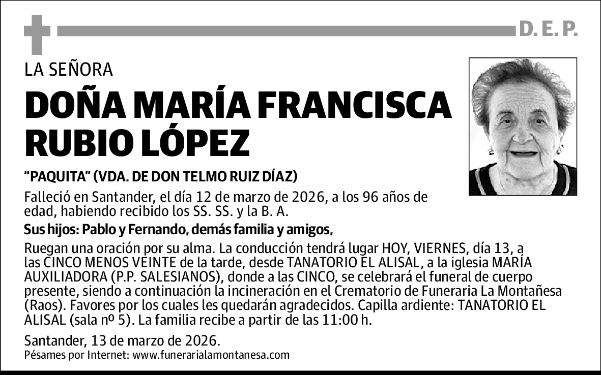María Francisca Rubio López