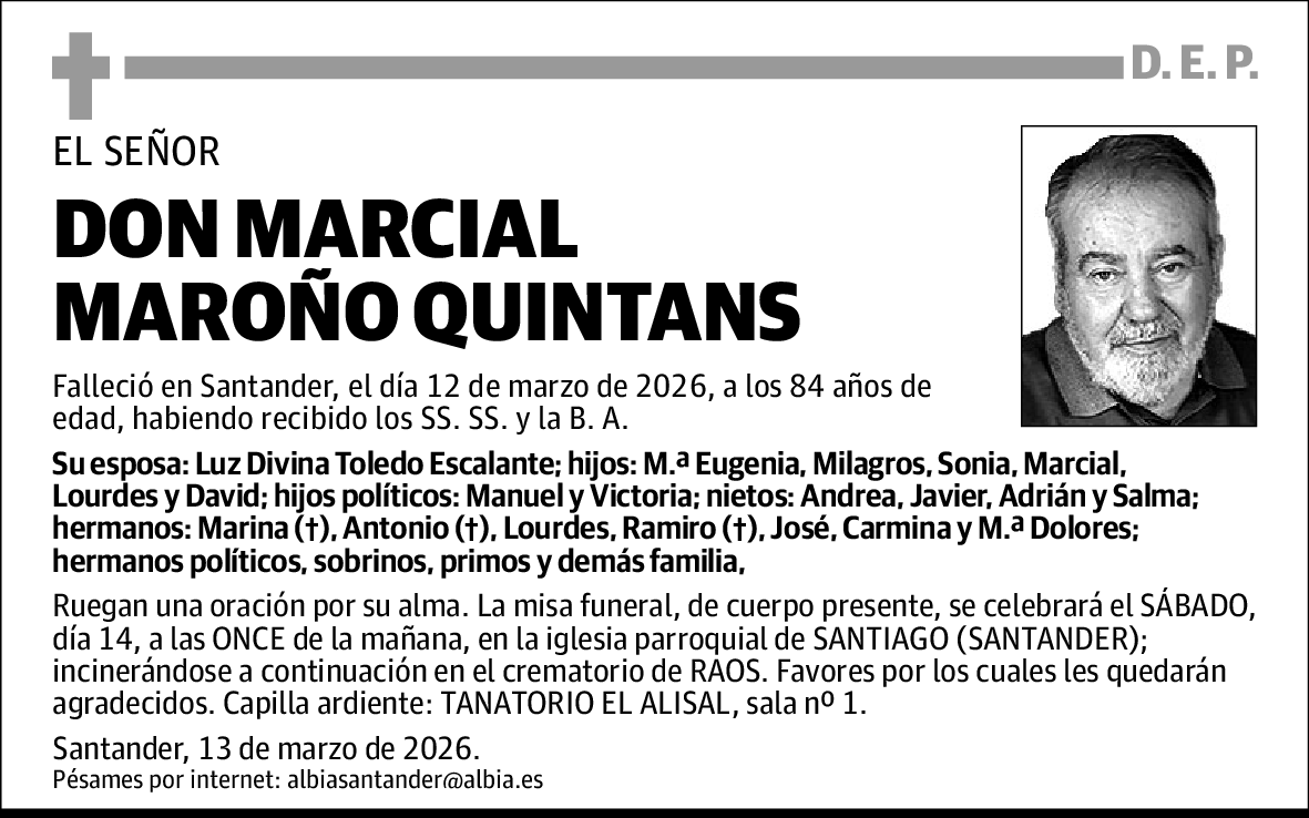 Marcial Maroño Quintans