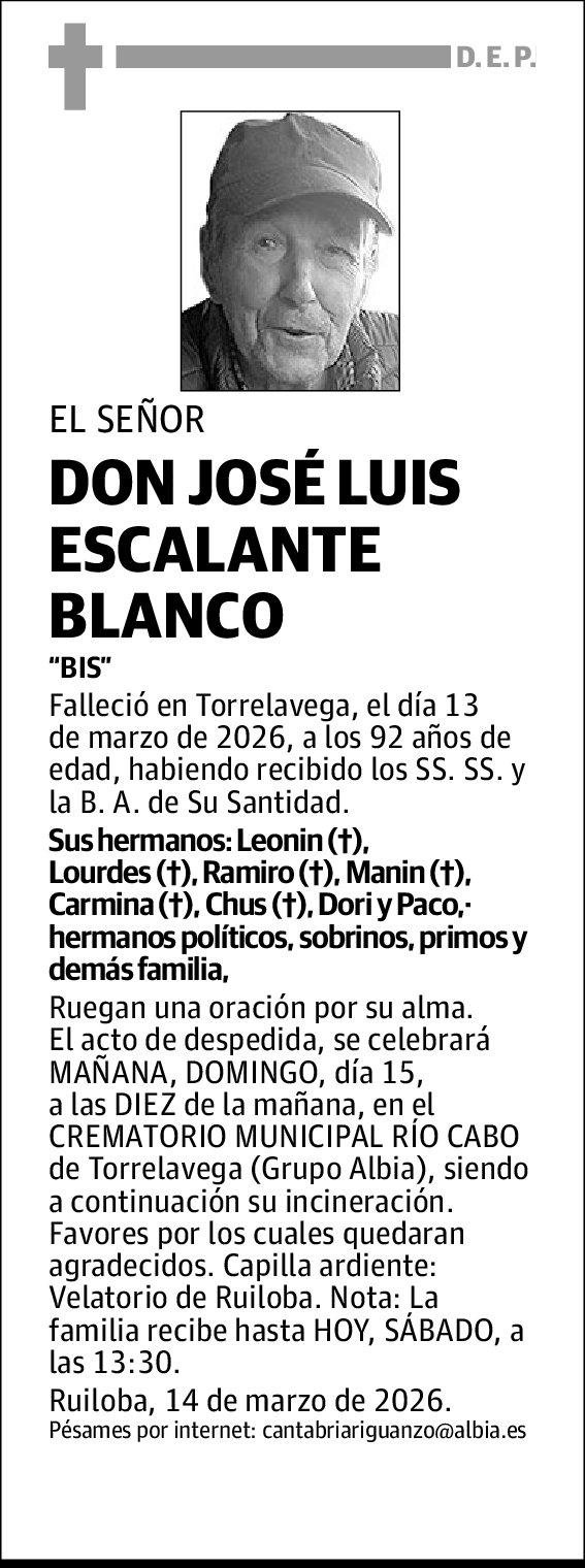 Jose Luis Escalante Blanco