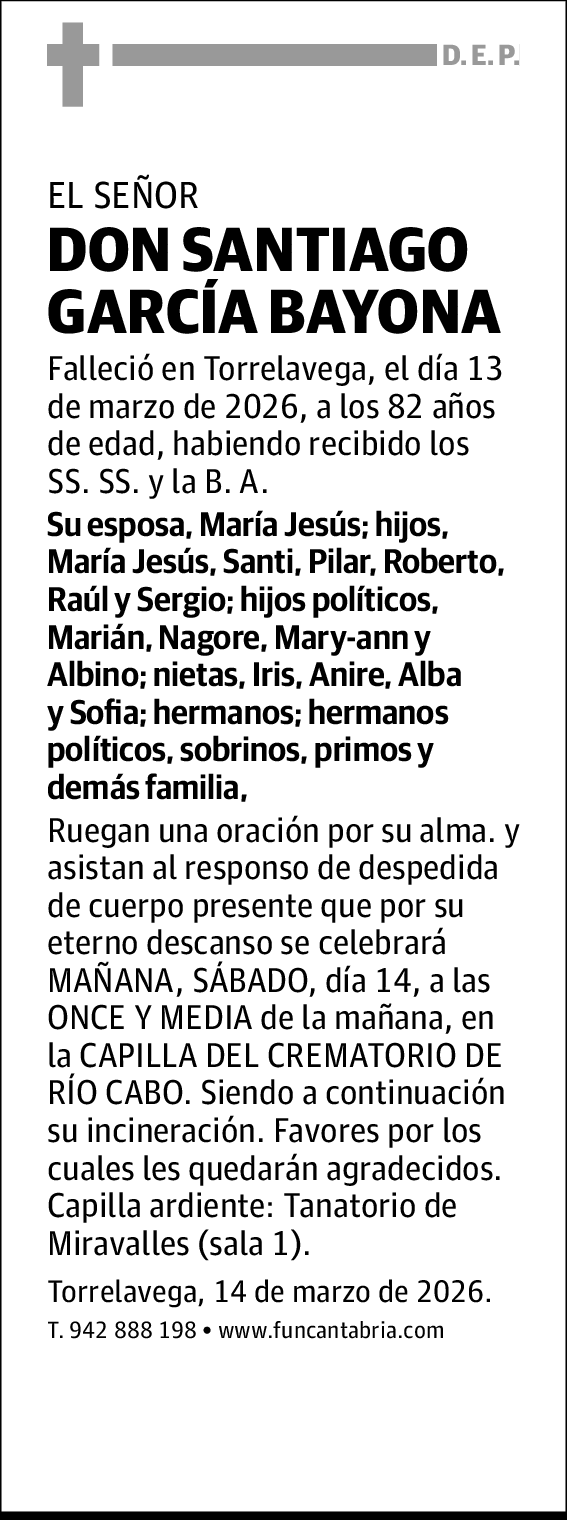 Santiago García Bayona