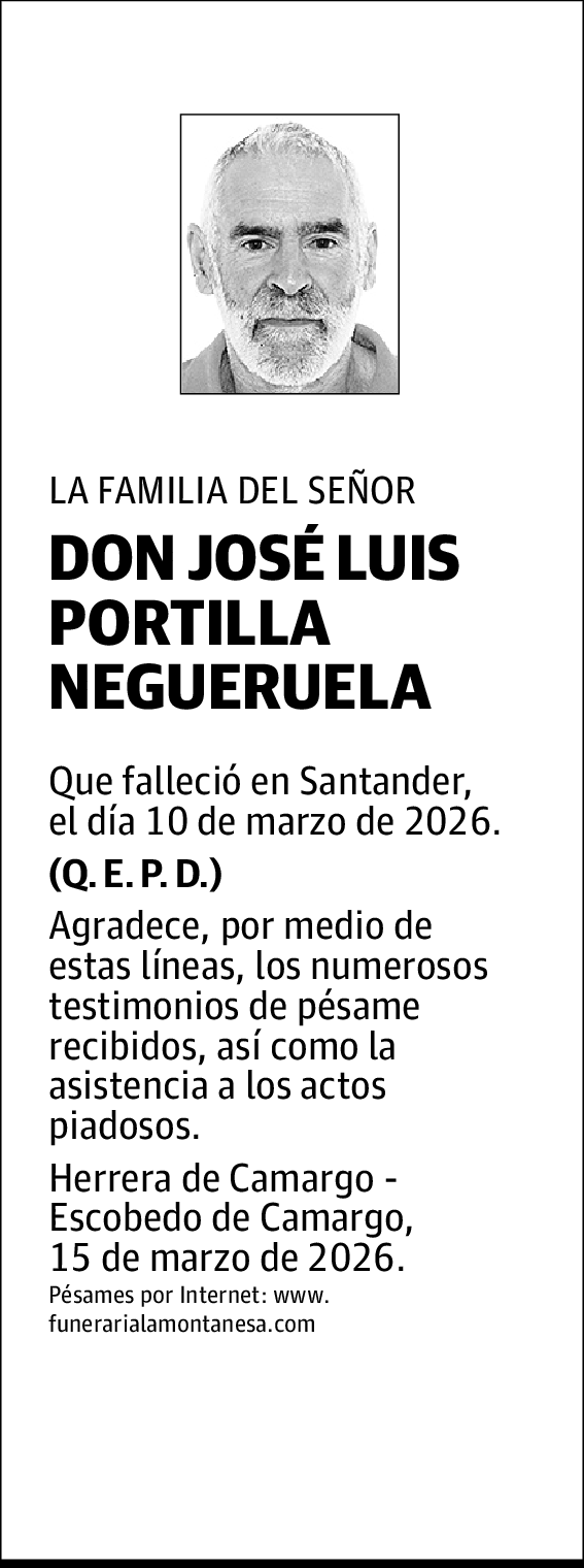 José Luis Portilla Negueruela