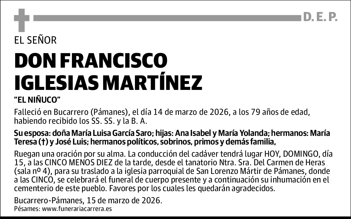 Francisco Iglesias Martínez