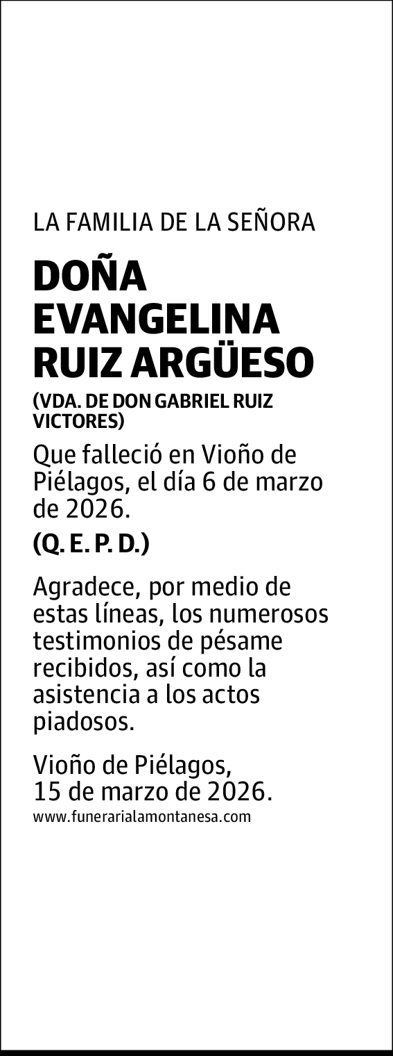 Evangelina Ruiz Argüeso