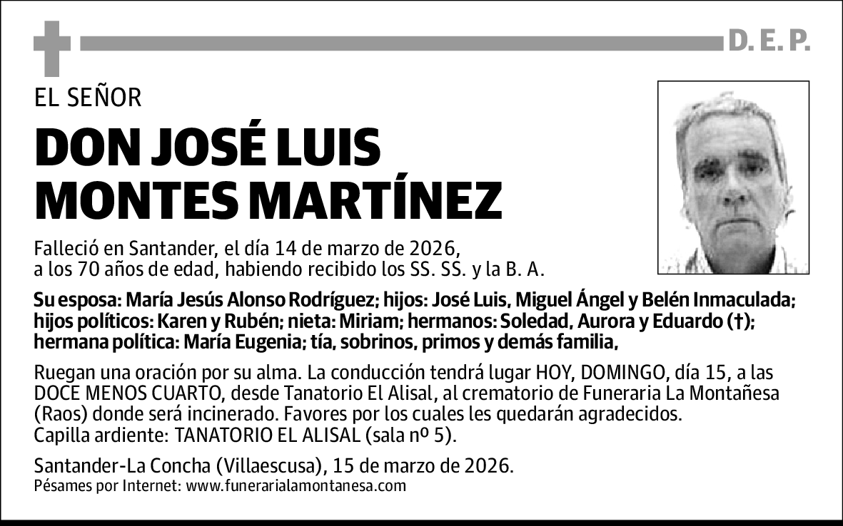José Luis Montes Martínez