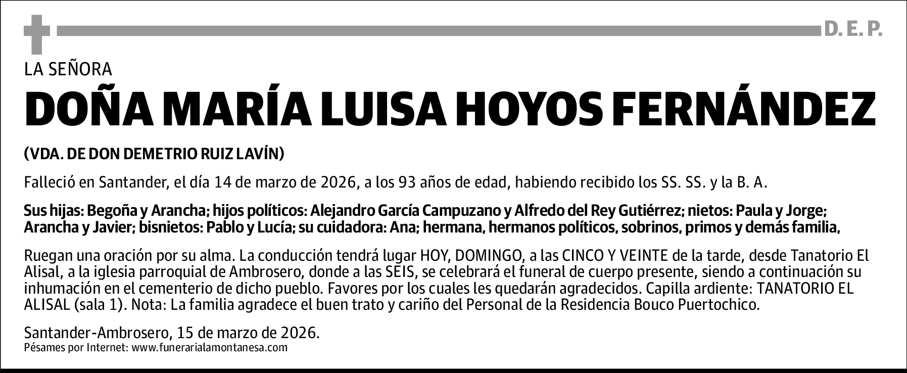 María Luisa Hoyos Fernández