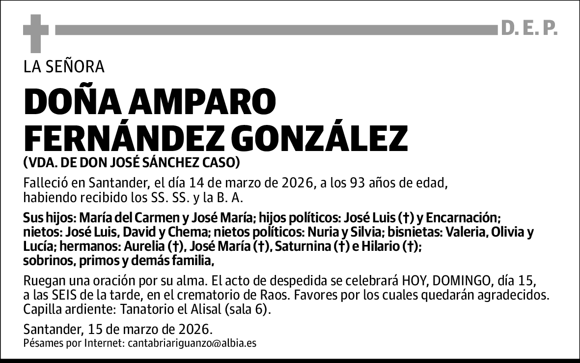 Amparo Fernández González