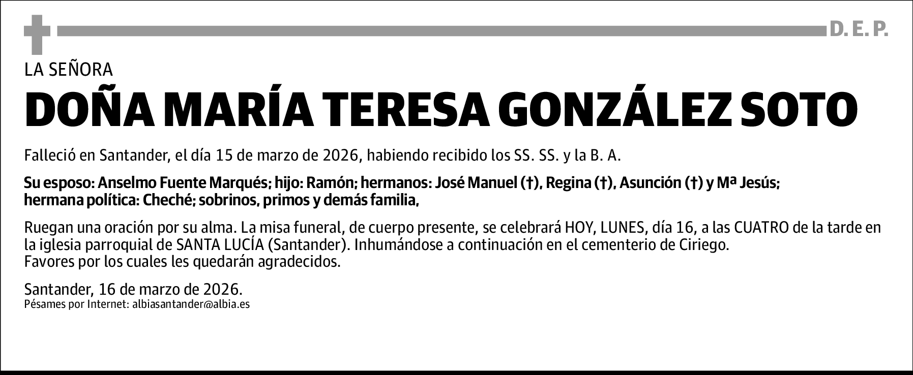 Maria Teresa González Soto