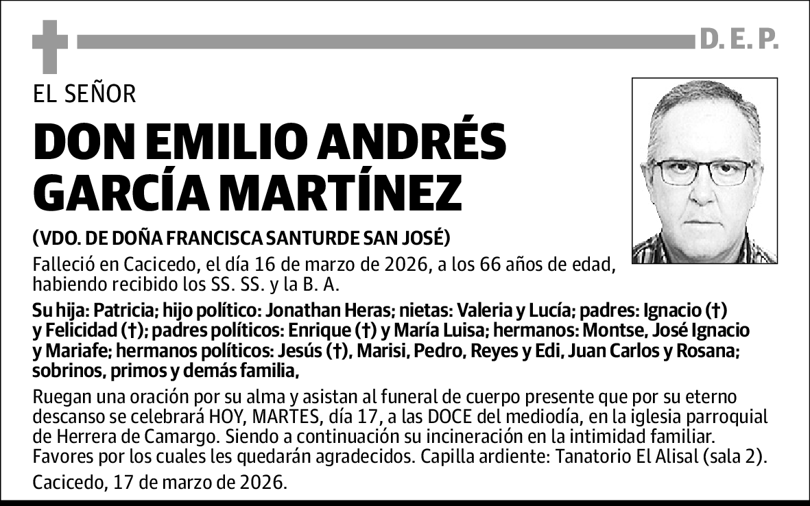 Emilio Andrés García Martínez