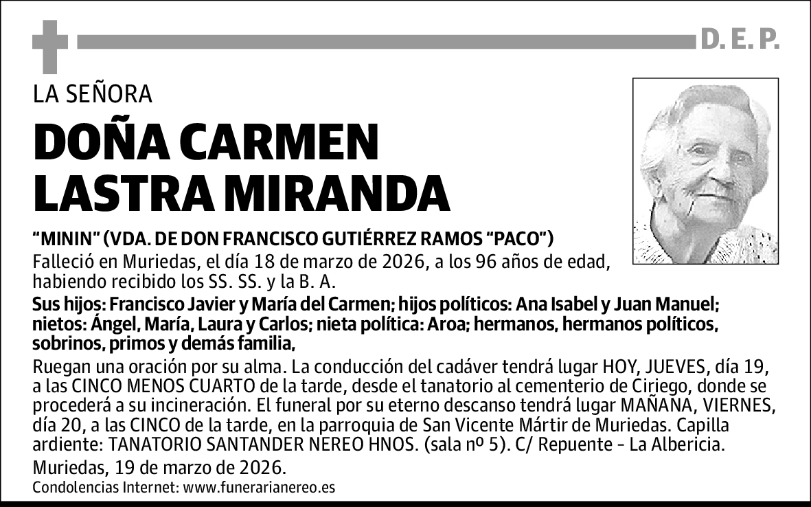 Carmen Lastra Miranda