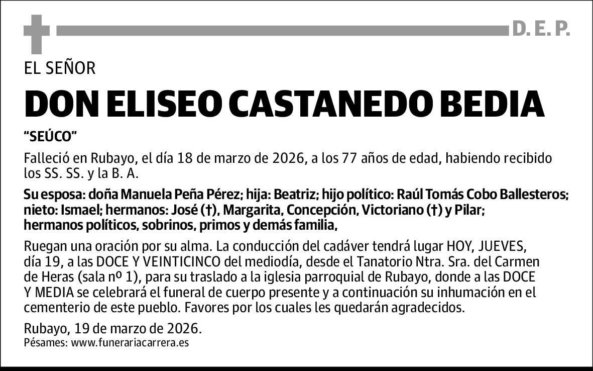 Eliseo Castanedo Bedia