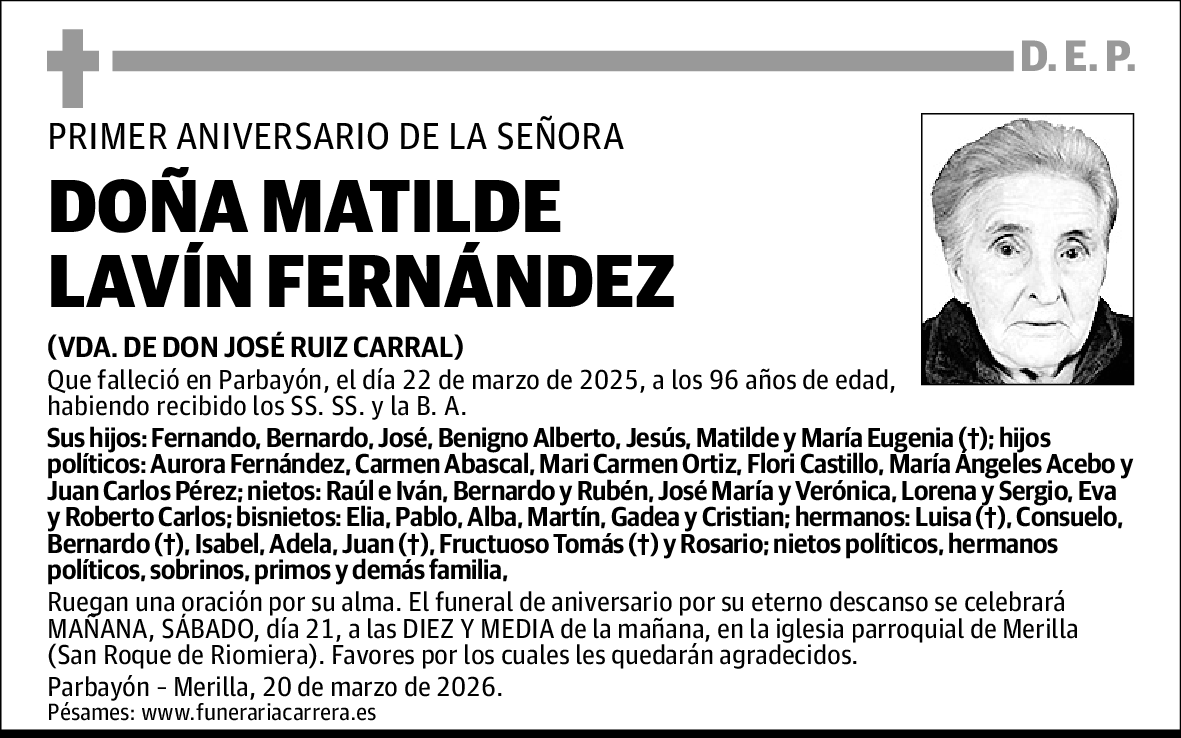 Matilde Lavín Fernández