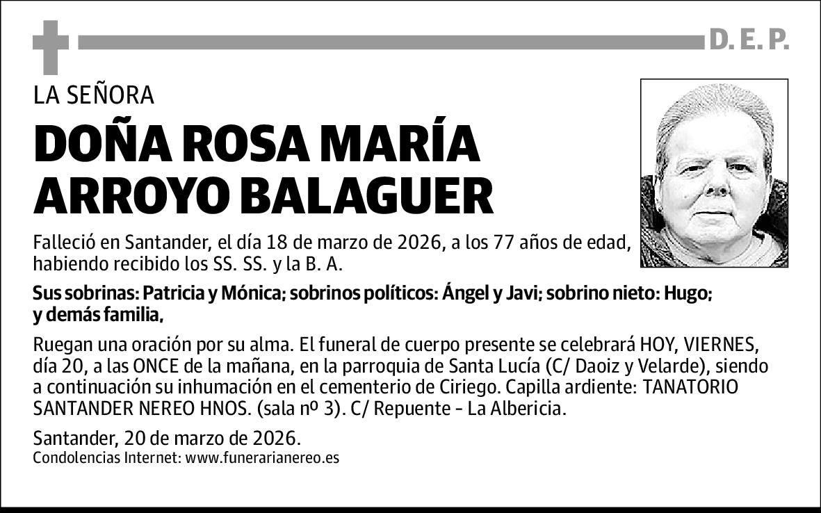 Rosa María Arroyo Balaguer