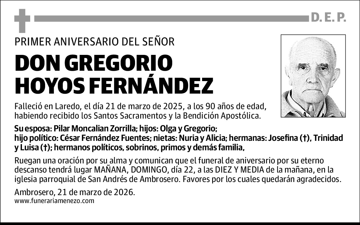 Gregorio Hoyos Fernández