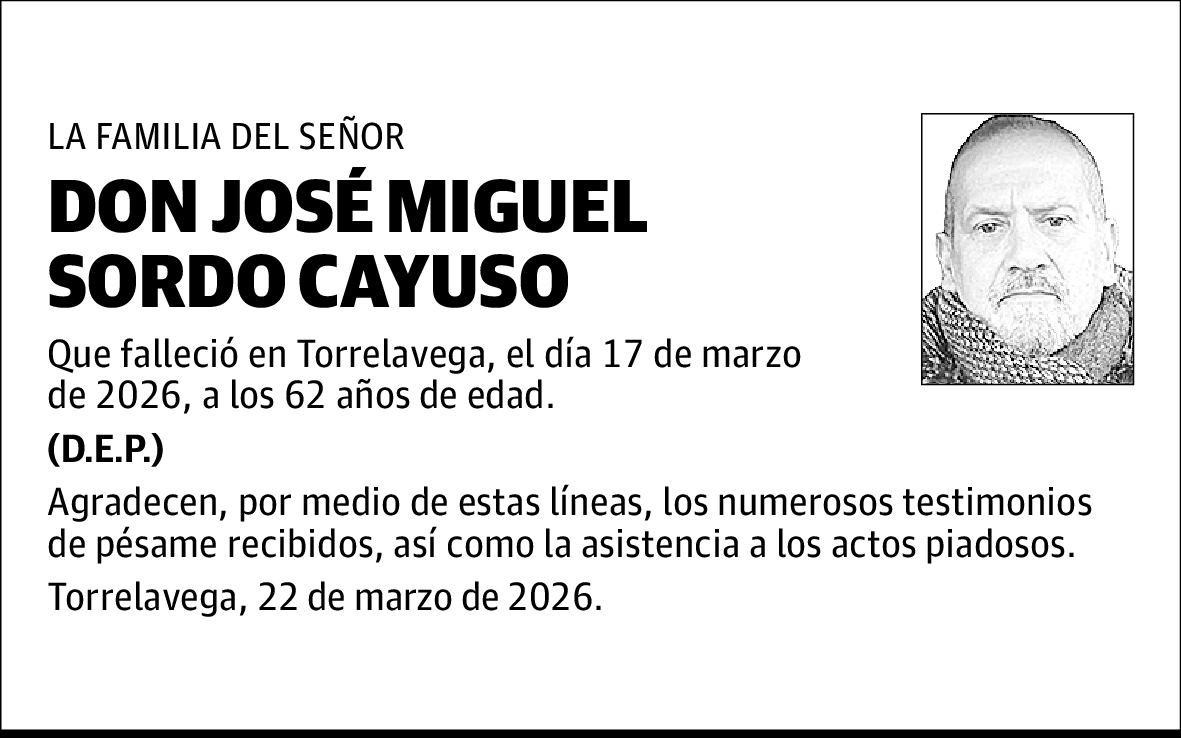José Miguel Sordo Cayuso