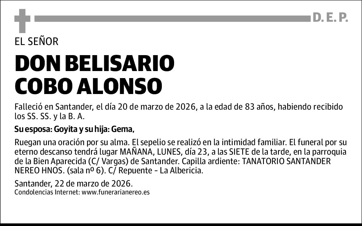 Belisario Cobo Alonso