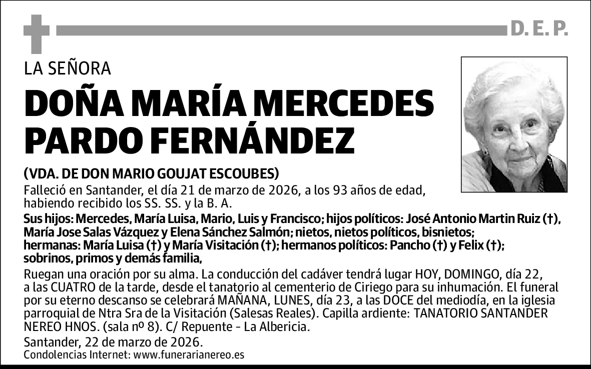 María Mercedes Pardo Fernández