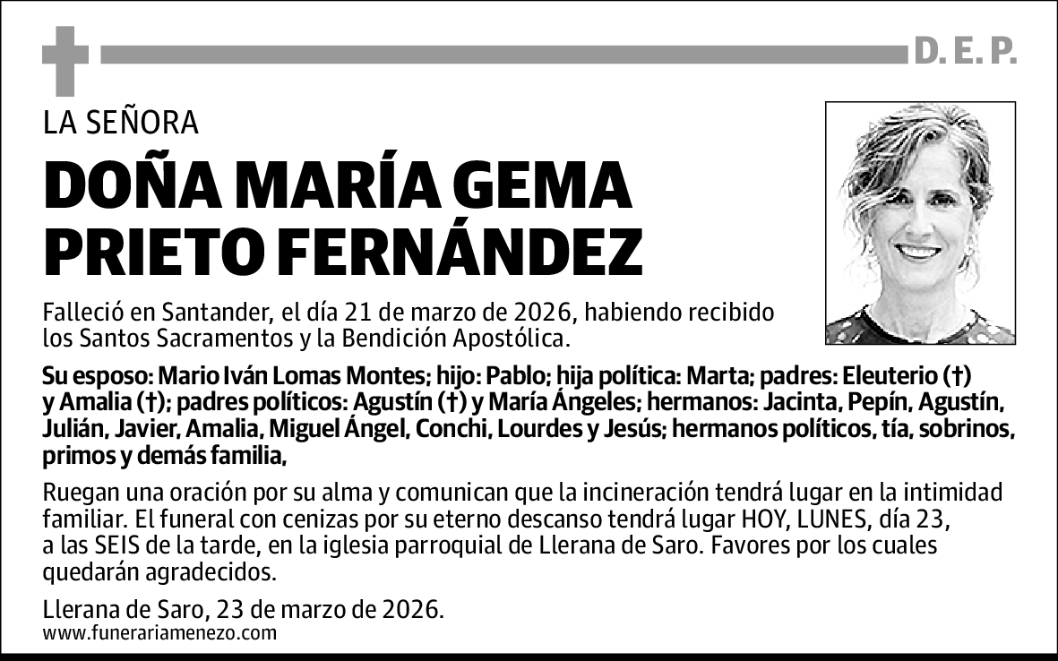 María Gema Prieto Fernández