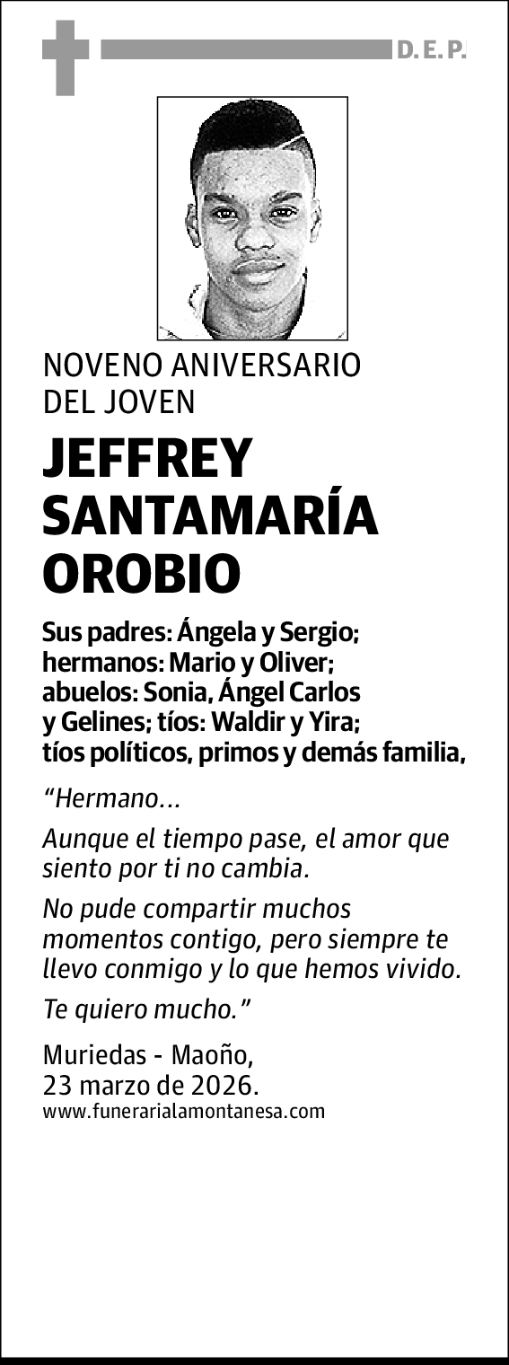Jeffrey Santamaría Orobio