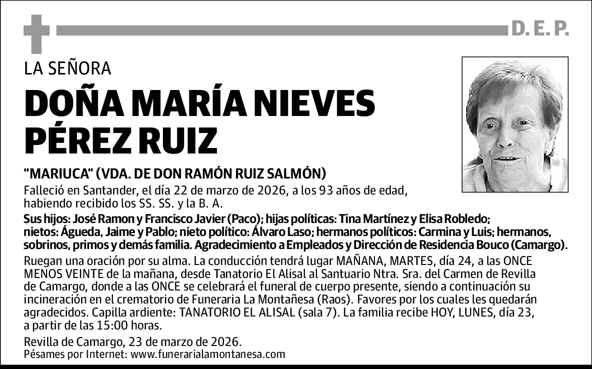 María Nieves Pérez Ruiz