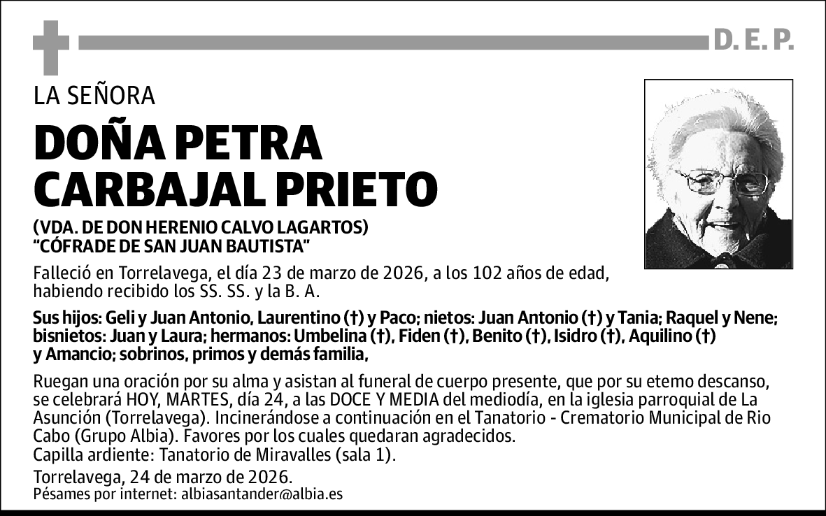 Petra Carbajal Prieto