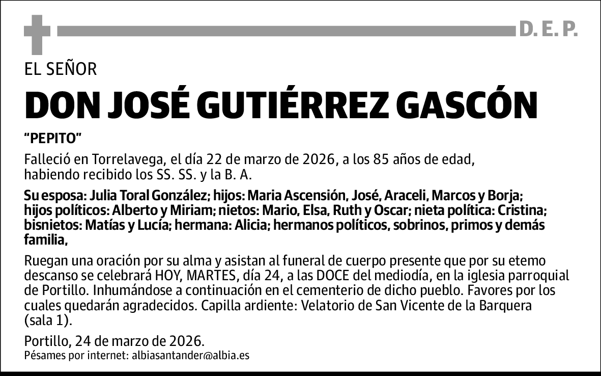 José Gutiérrez Gascón