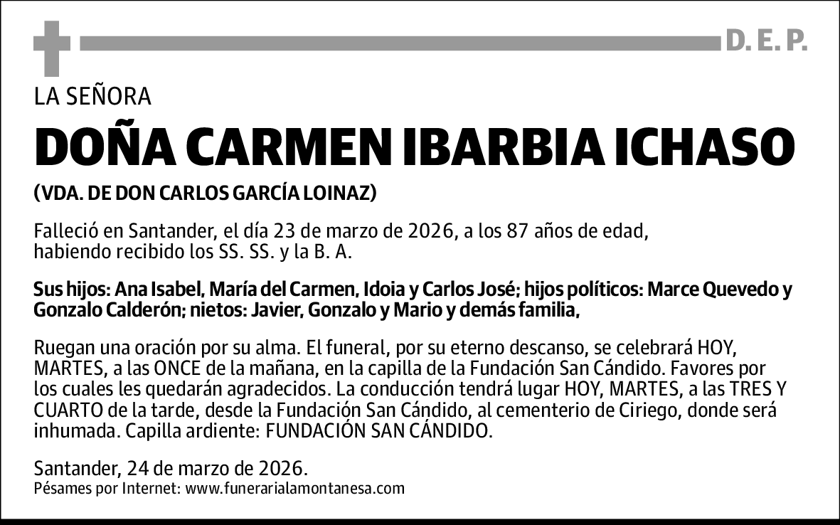 Maria Carmen Ibarbia Ichaso