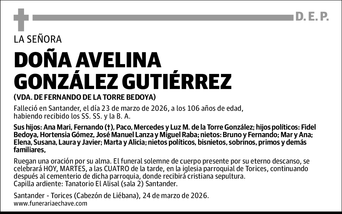 Avelina González Gutiérrez