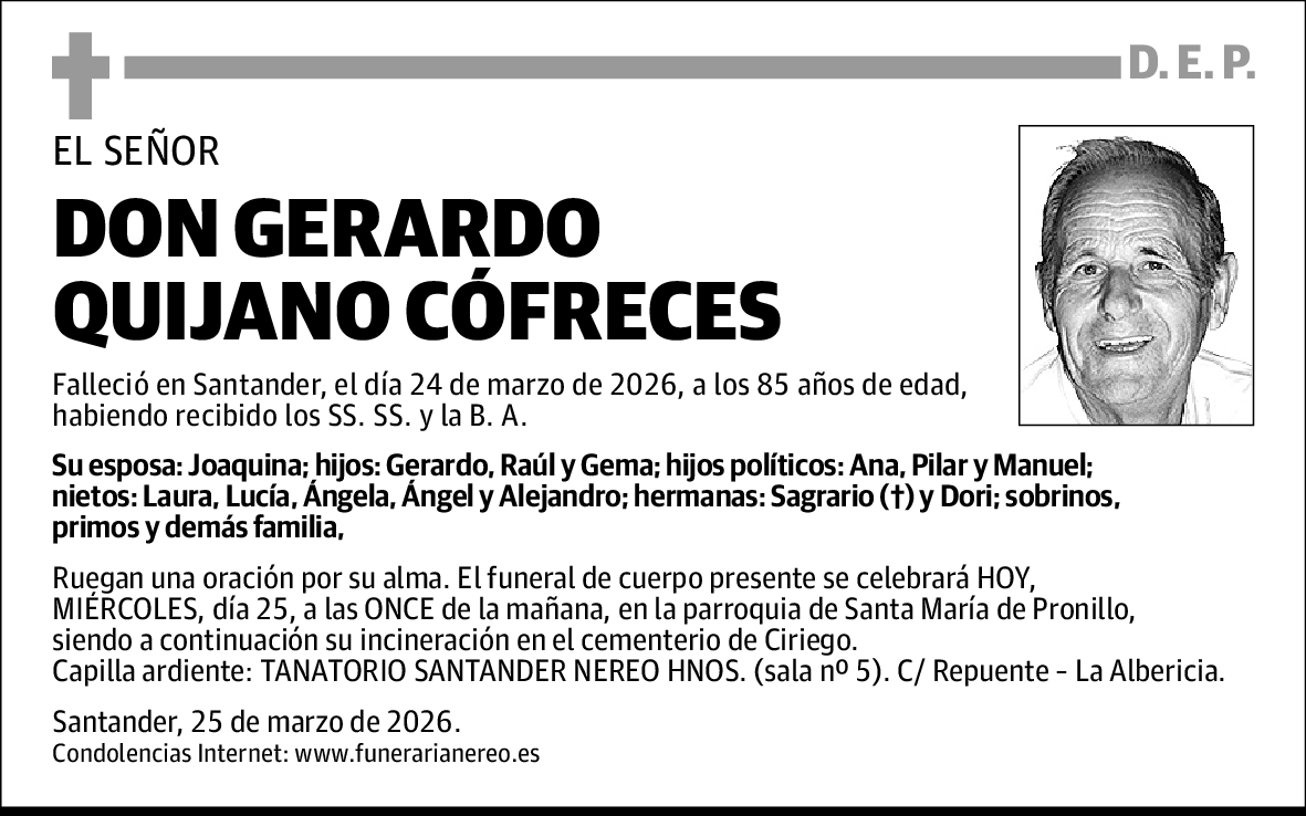 Gerardo Quijano Cófreces