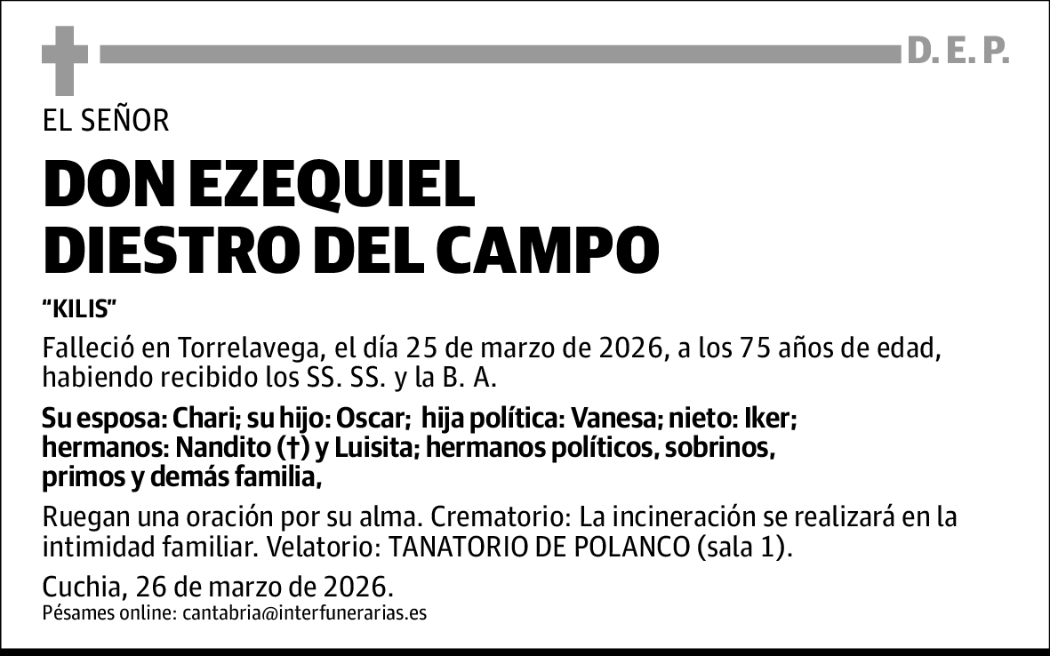 Ezequiel Diestro del Campo