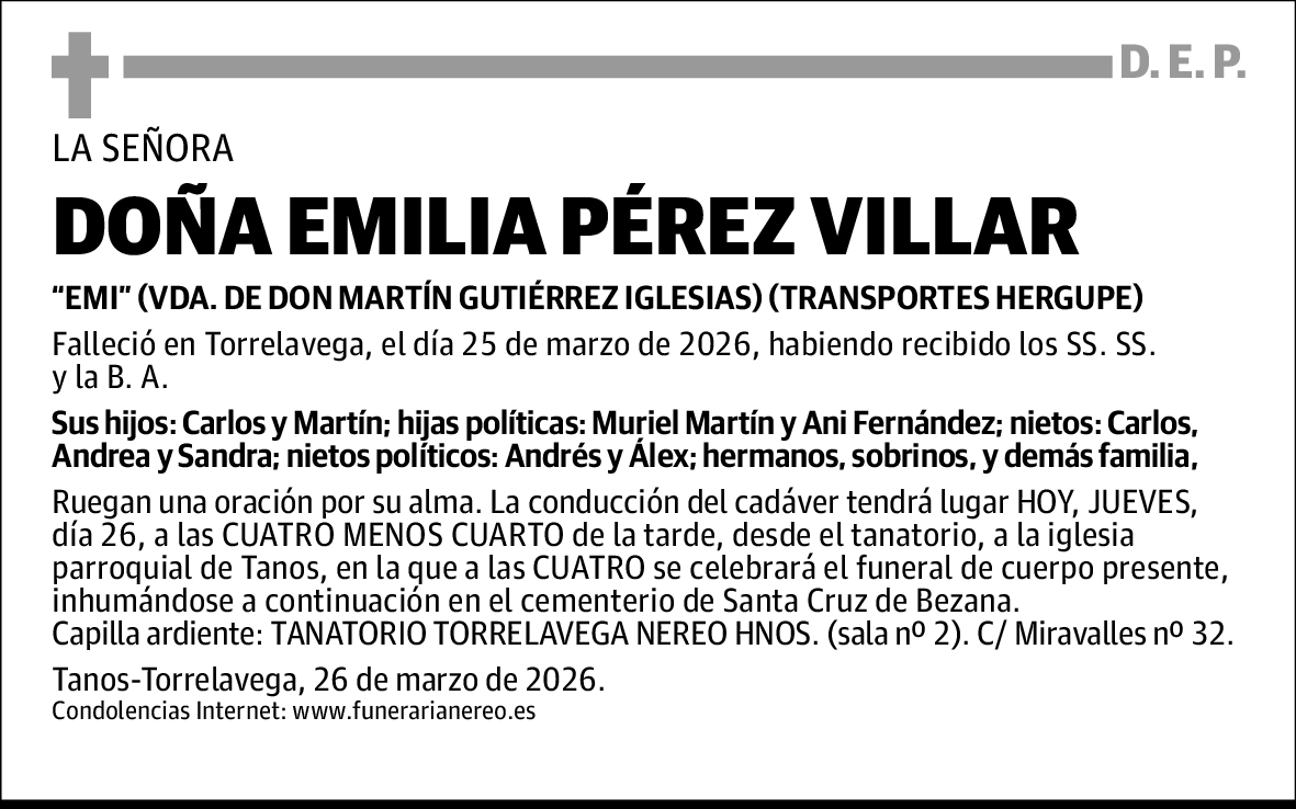 Emilia Pérez Villar