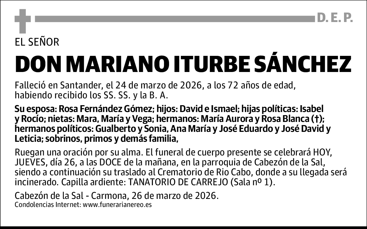 Mariano Iturbe Sánchez