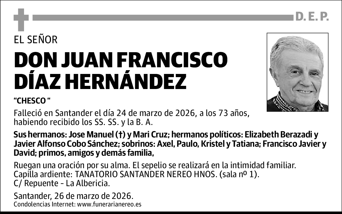 Juan Francisco Díaz Hernández
