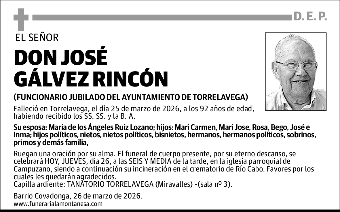 José Gálvez Rincón