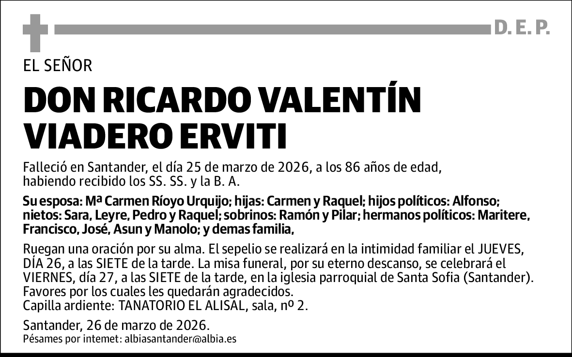 Ricardo Valentin Viadero Erviti