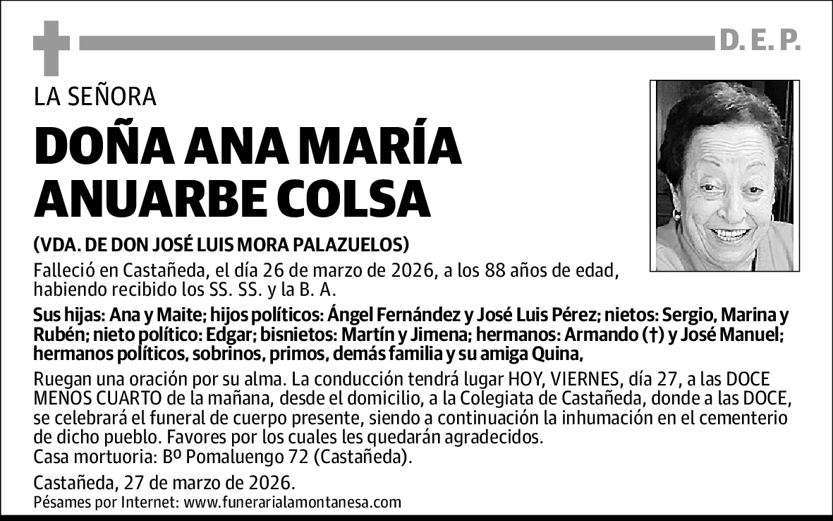 Ana María Anuarbe Colsa
