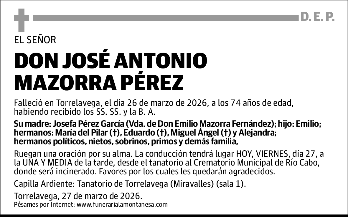 José Antonio Mazorra Pérez