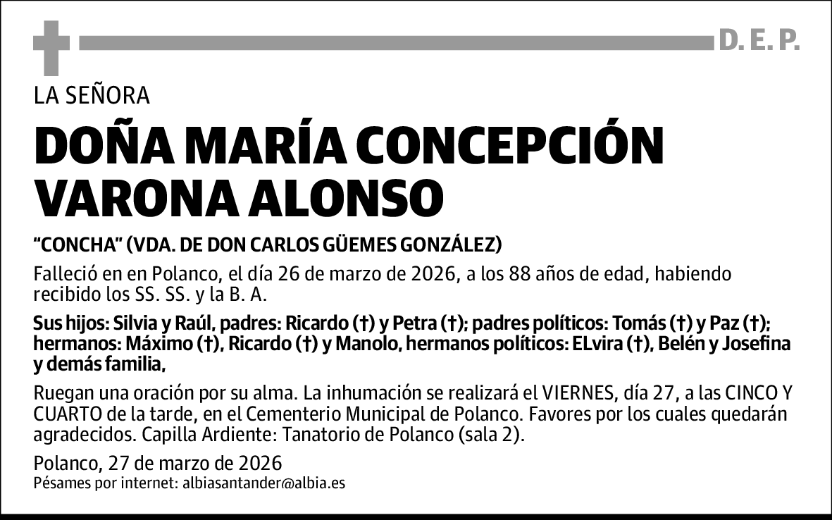 María Concepción Varona Alonso