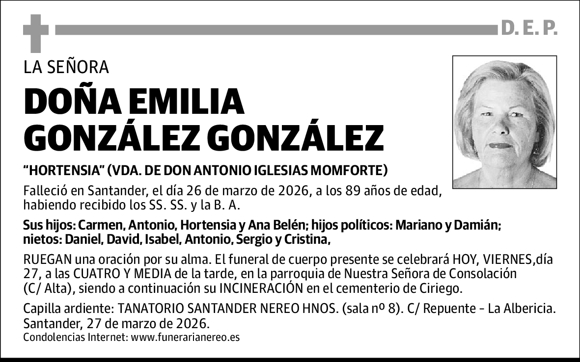 Emilia González González