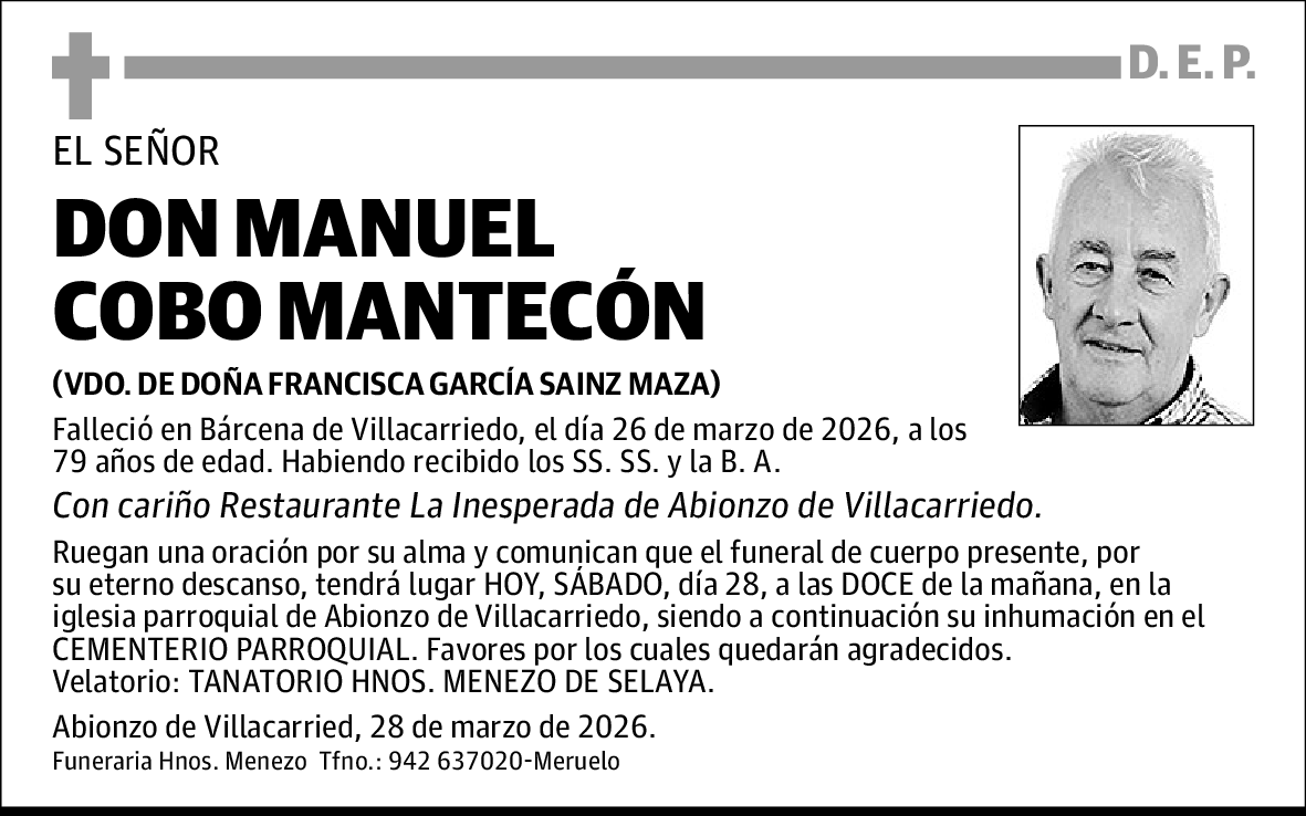 Manuel Cobo Mantecón