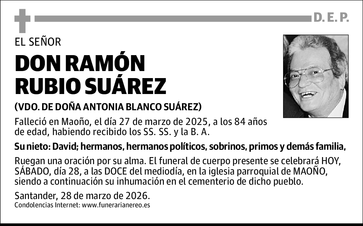 Ramón Rubio Suárez