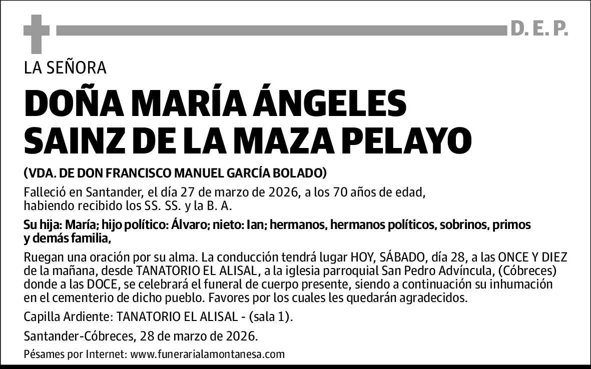 María Ángeles Sainz de la Maza Pelayo